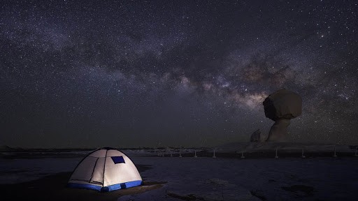 Noche El Fayoum en campamento desde Cairo