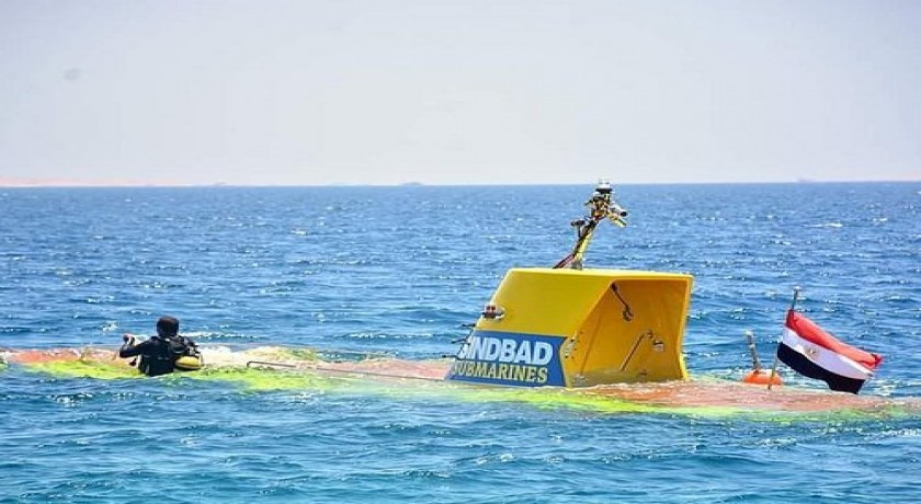 Passeios de submarino em Sindbad saindo de El Gouna