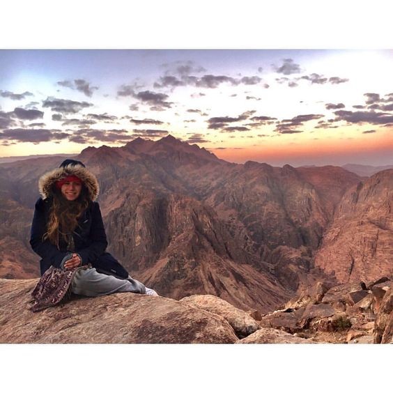 St. Catherine and Colored Canyon from Sharm El Shiekh