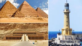 7 Days Egypt classic Tours :Cairo to Luxor and Alexandria Tour
